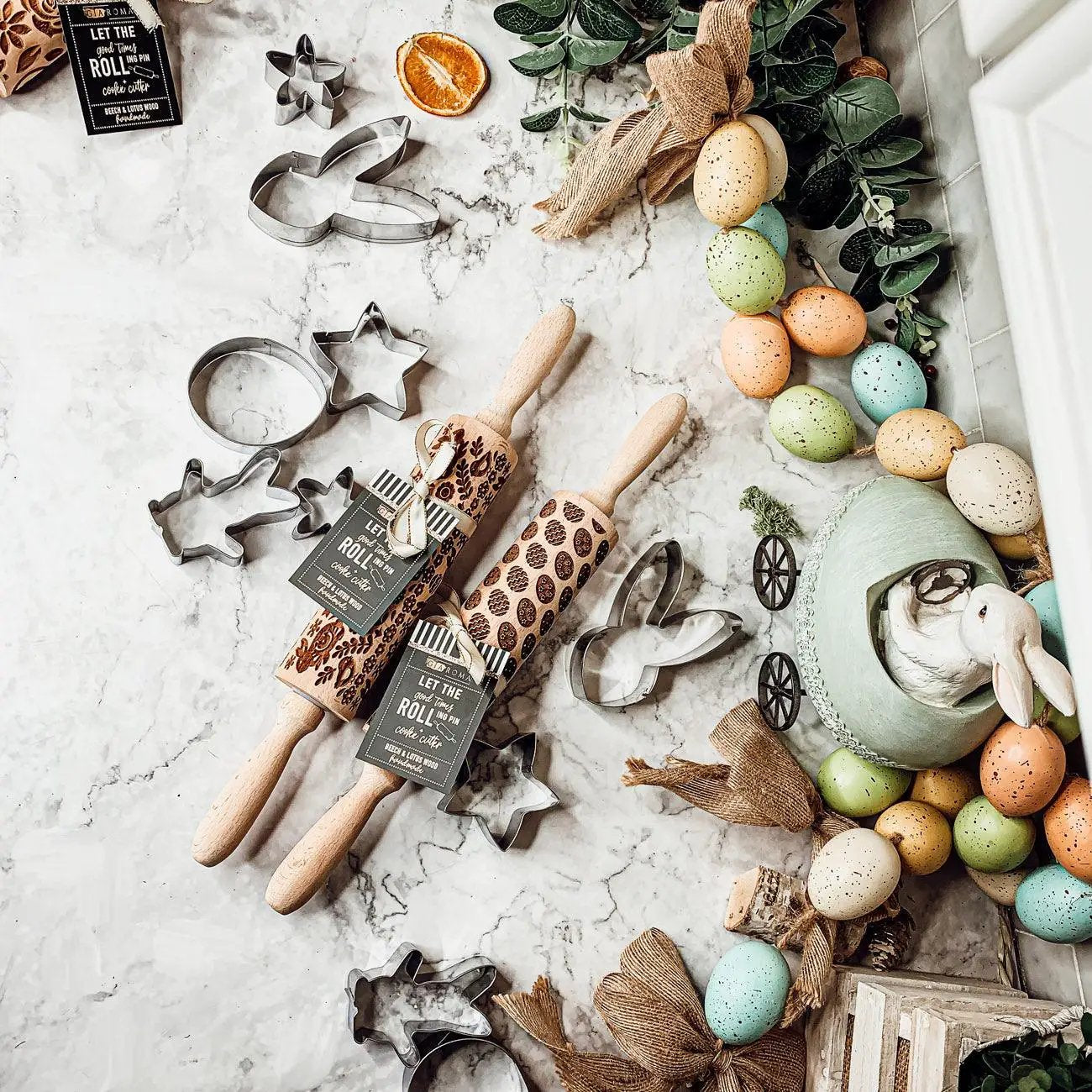 Easter and Spring Rolling Pins for Baking Fun