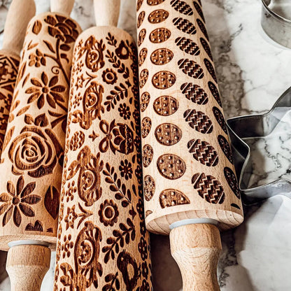Easter and Spring Rolling Pins for Baking Fun