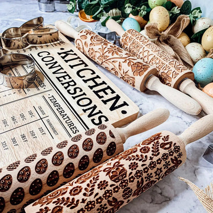 Easter and Spring Rolling Pins for Baking Fun