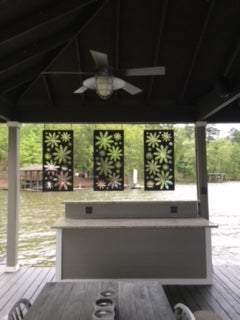 Rustica Ornamentals metal privacy screens 46-in floral wall panels, 5-panel display on Tampa Home & Garden Store