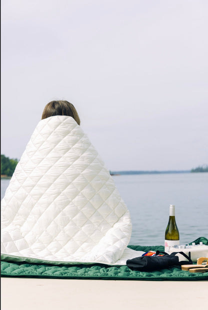 Couverture matelassée imperméable avec poches | Pretty Rugged