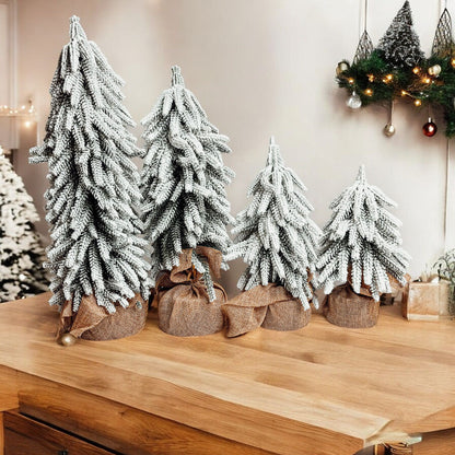 Sapins de Noël enneigés NOUVEAU