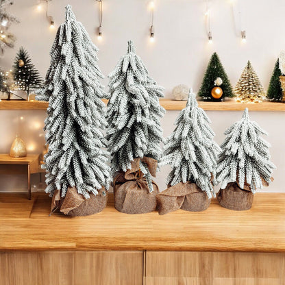Sapins de Noël enneigés NOUVEAU