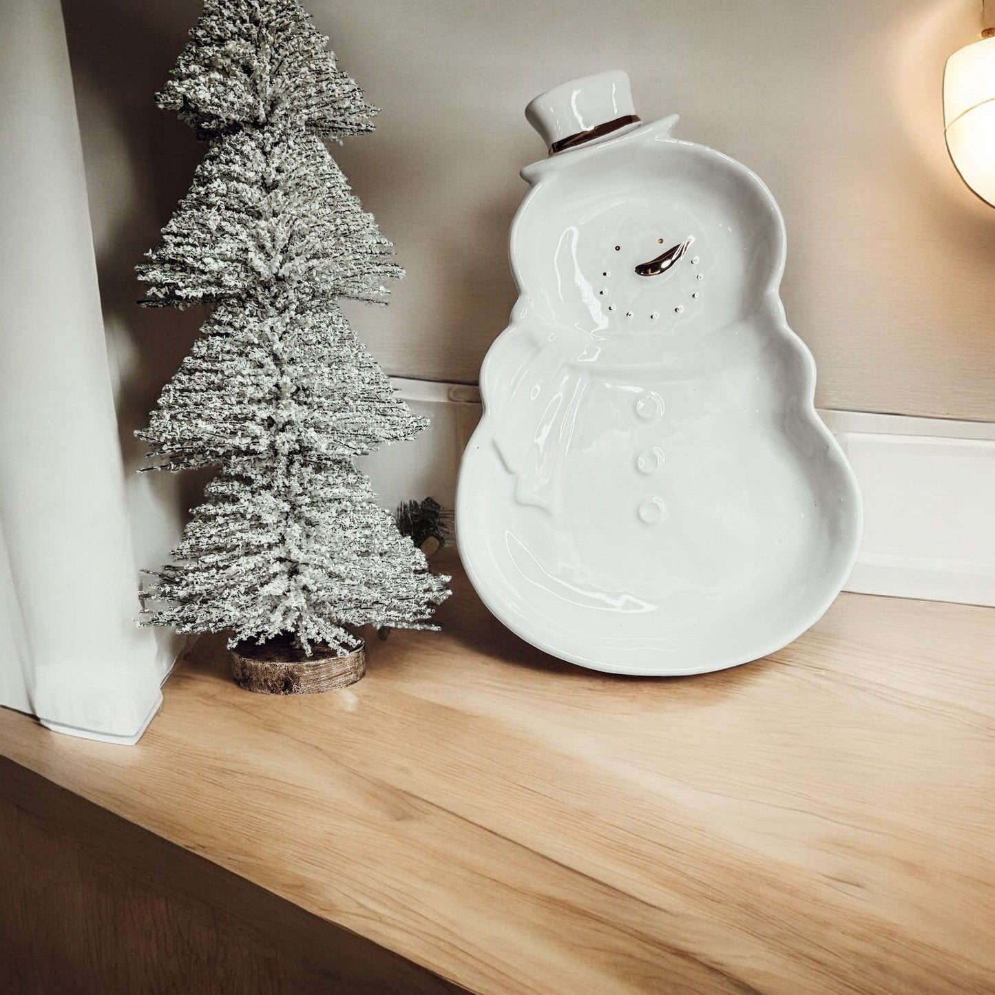 Snowman Dish