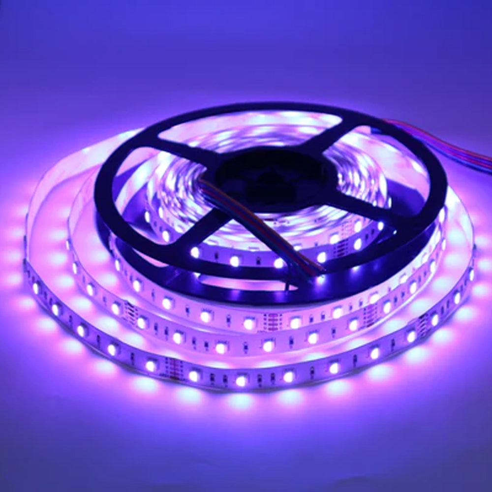 SL04 Strip Light RGB 5050 4.4W/ft DC12V Low Voltage LED Indoor IP20 UL SMD Tape Light