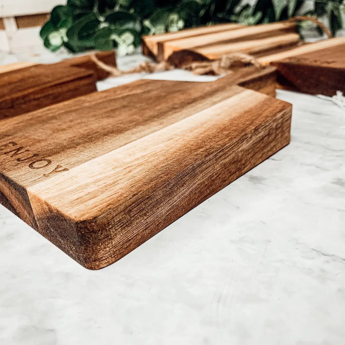 Charcuterie Boards Set of 4, 8x4.5 Inches