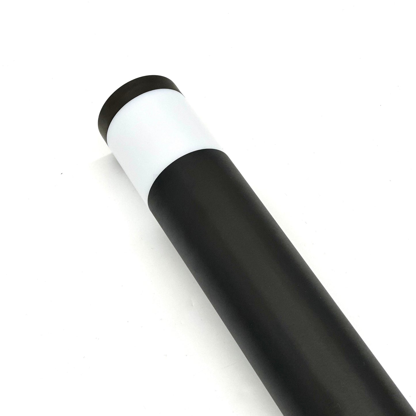 Lámpara de bolardo de latón negro Brutus de 15" Iluminación exterior de bajo voltaje