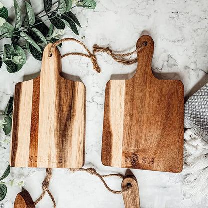 Charcuterie Boards Set of 4, 8x4.5 Inches