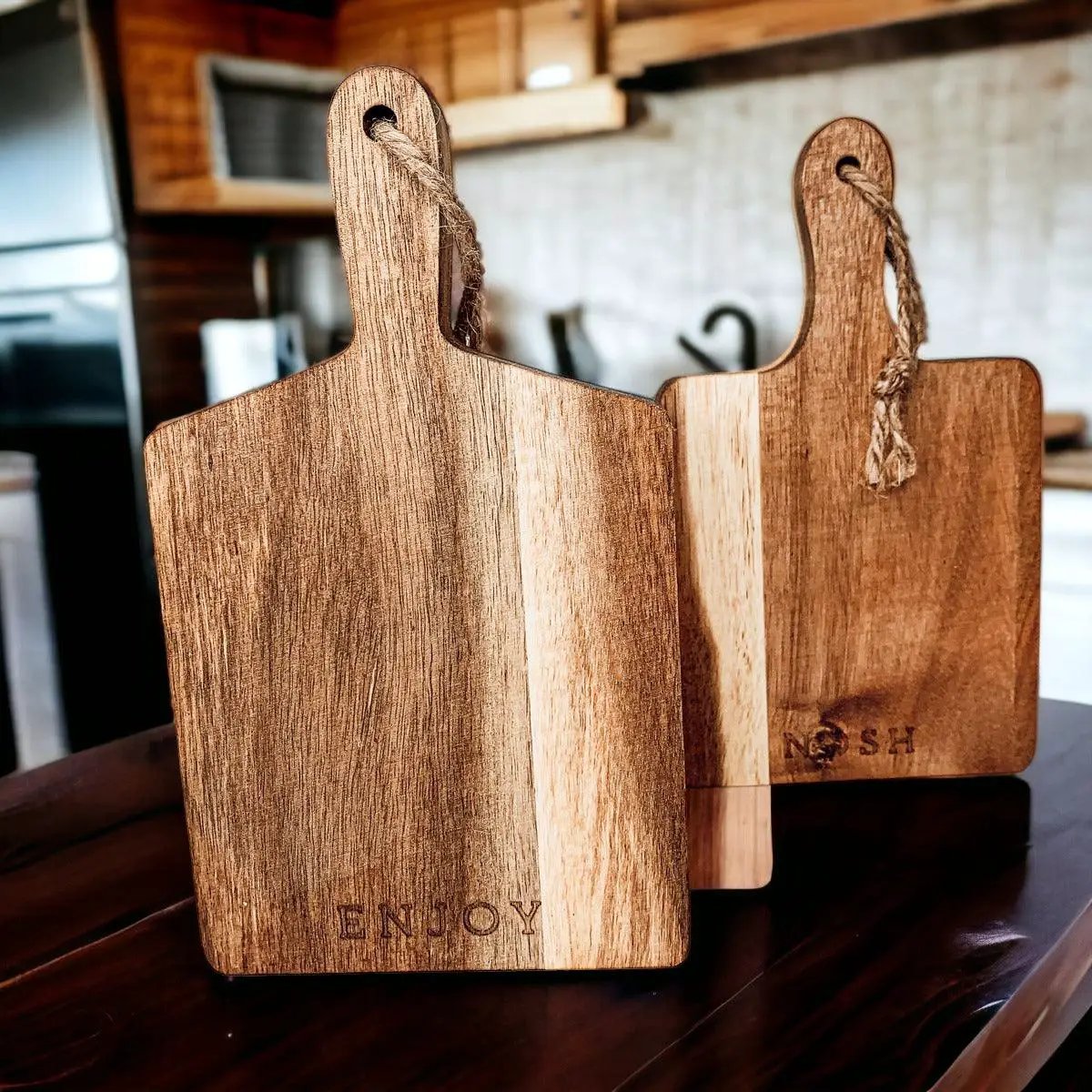 Charcuterie Boards Set of 4, 8x4.5 Inches