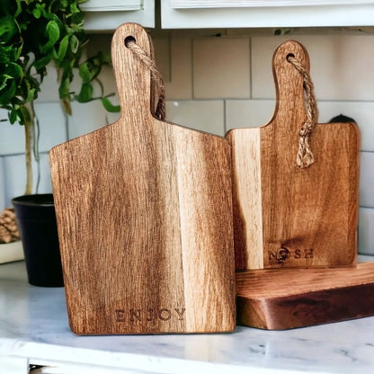 Charcuterie Boards Set of 4, 8x4.5 Inches