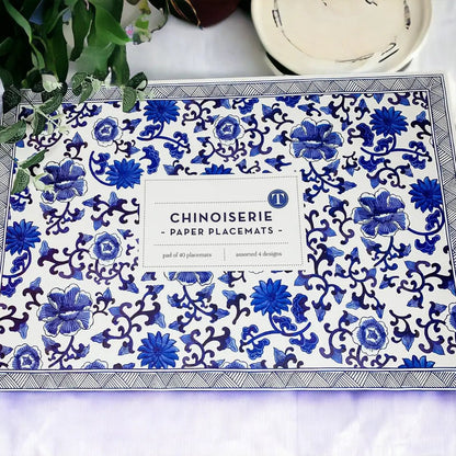 Chinoiserie Placemats for Elegant Dinner Parties