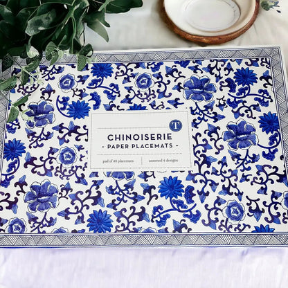 Chinoiserie Placemats for Elegant Dinner Parties