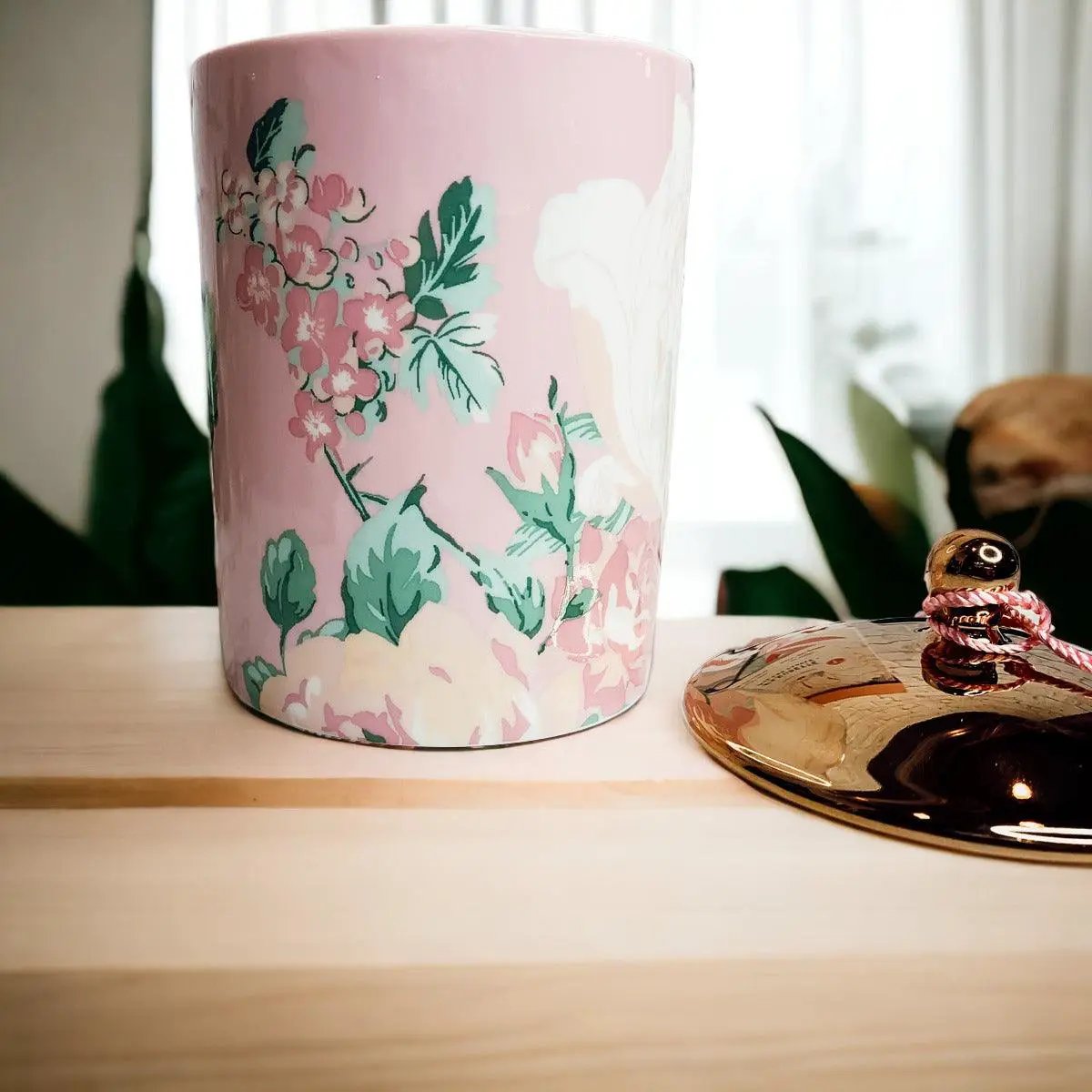 Vintage Floral Candle Gift Box and Soy Wax