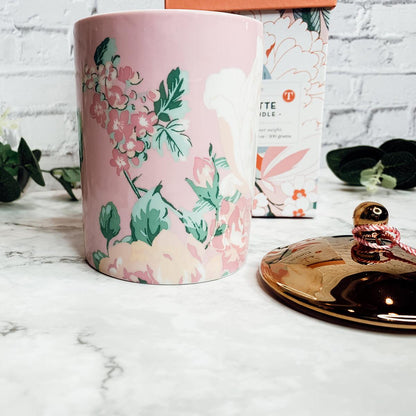 Vintage Floral Candle Gift Box and Soy Wax