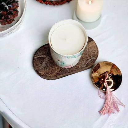 Vintage Floral Candle Gift Box and Soy Wax