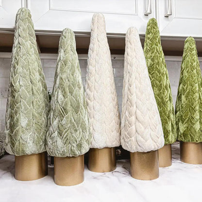 Velvet Christmas Tree Decor for Cozy Holidays