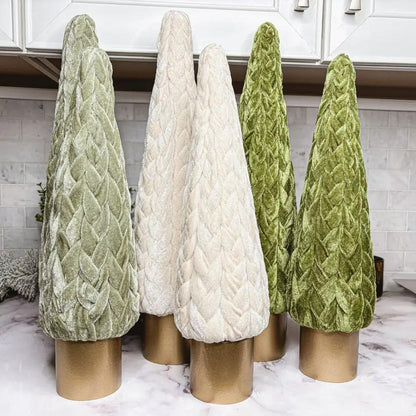 Velvet Christmas Tree Decor for Cozy Holidays