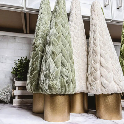 Velvet Christmas Tree Decor for Cozy Holidays