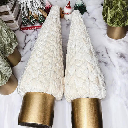 Velvet Christmas Tree Decor for Cozy Holidays