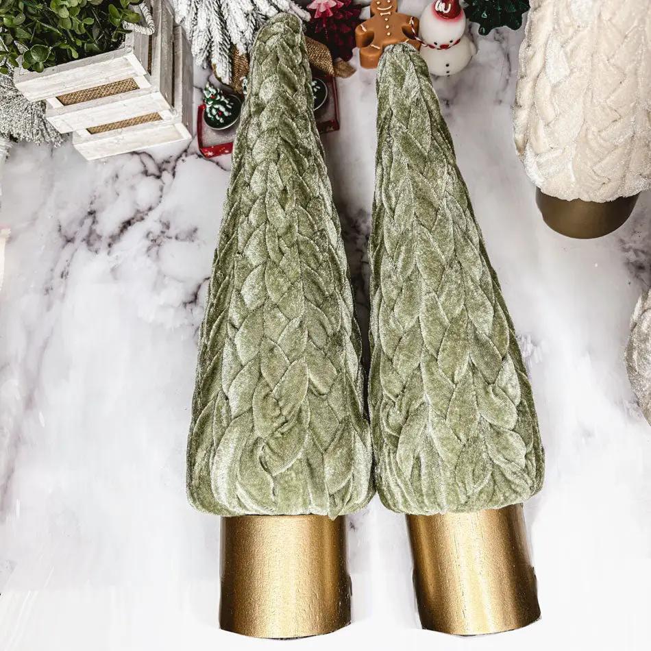 Velvet Christmas Tree Decor for Cozy Holidays