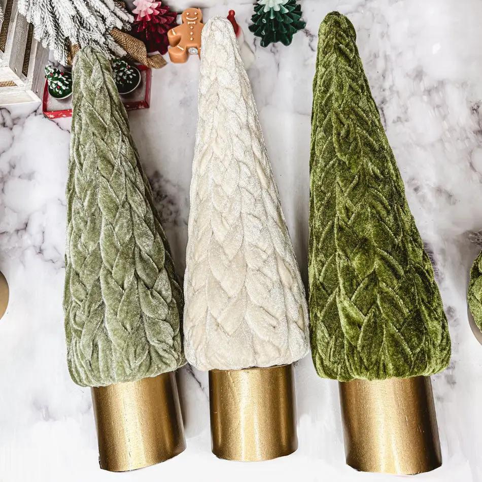 Velvet Christmas Tree Decor for Cozy Holidays