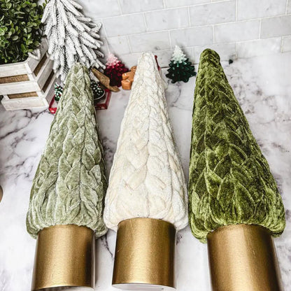 Velvet Christmas Tree Decor for Cozy Holidays