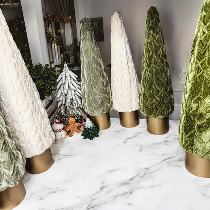Velvet Christmas Tree Decor for Cozy Holidays