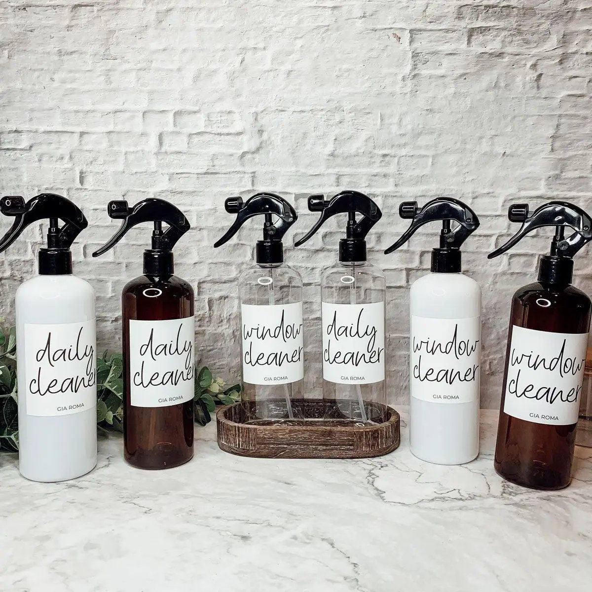 16oz Plastic Cleaning Bottles With Spray Pump