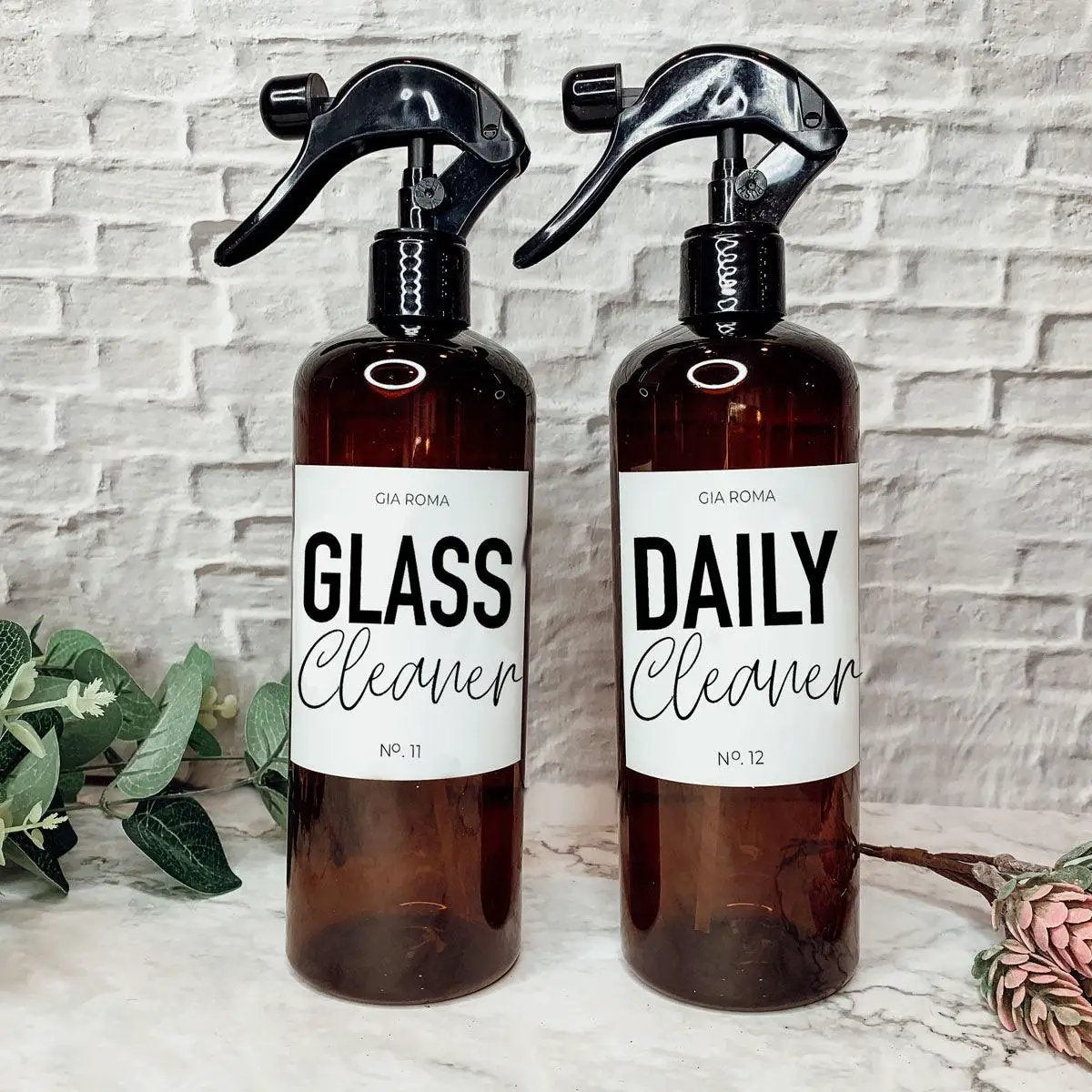 16oz Plastic Cleaning Bottles With Spray Pump