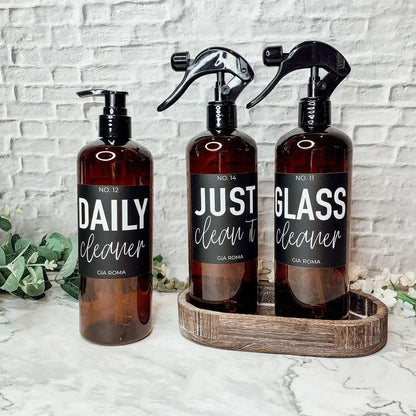 16oz Plastic Cleaning Bottles With Spray Pump