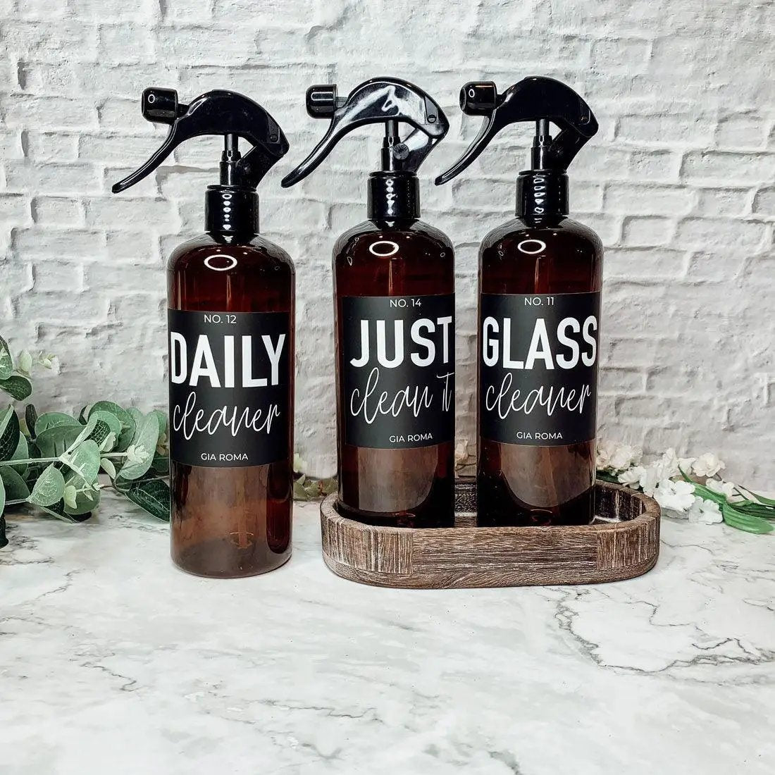 16oz Plastic Cleaning Bottles With Spray Pump