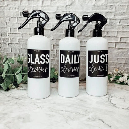 16oz Plastic Cleaning Bottles With Spray Pump