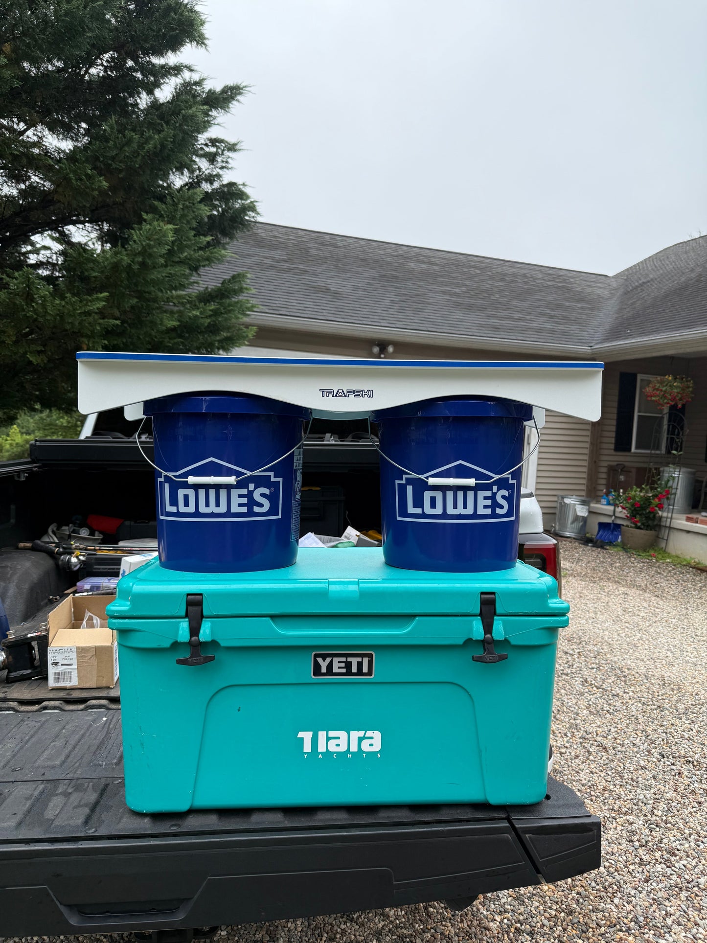 33" Fillet Table Top Cutting Board for 2 Buckets