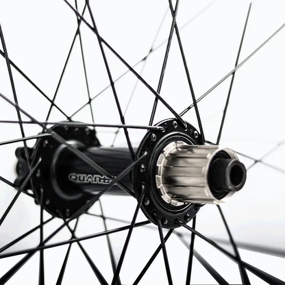 27.5x3in wheel set for Specter-S, black alloy hub with silver end cap and spokes on Tampa Home & Garden Store