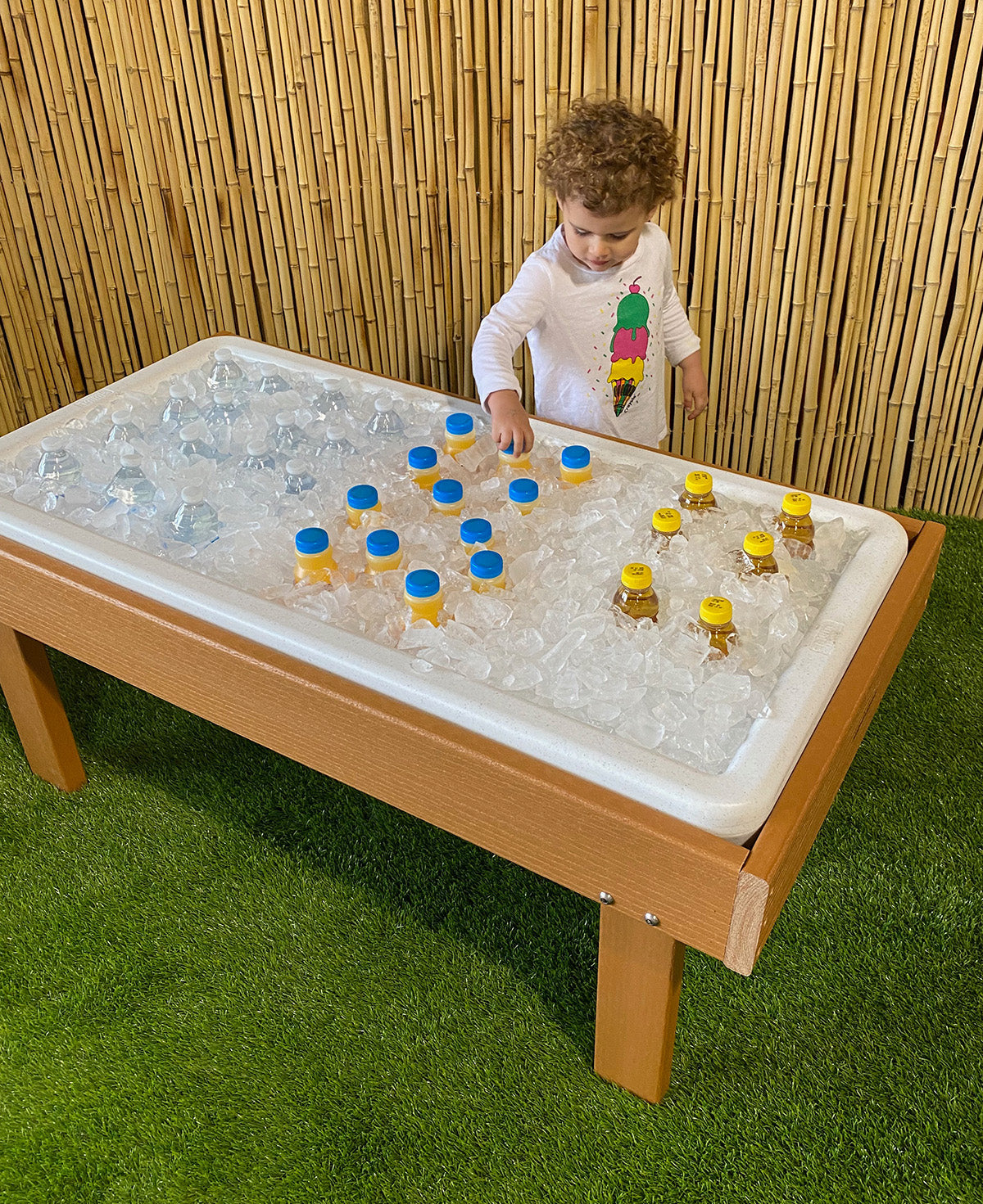 KSO-MT5026 Kids' Station Outdoor ﻿MULTI-PURPOSE TABLE W/DRAIN, 19” Toddler Height - Tampa Home & Garden Store