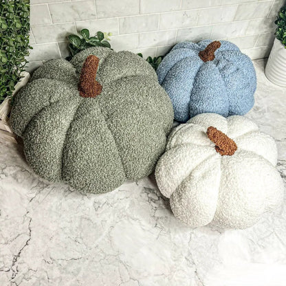 Blair Pumpkin Plush Decorative Pillow For Fall