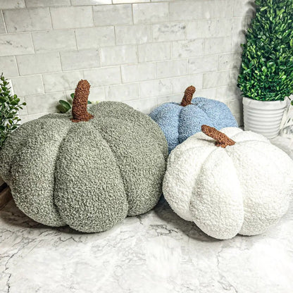 Blair Pumpkin Plush Decorative Pillow For Fall