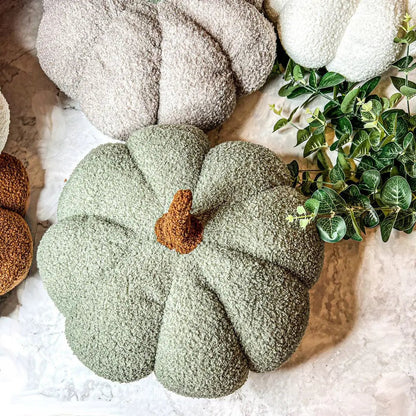 Blair Pumpkin Plush Decorative Pillow For Fall
