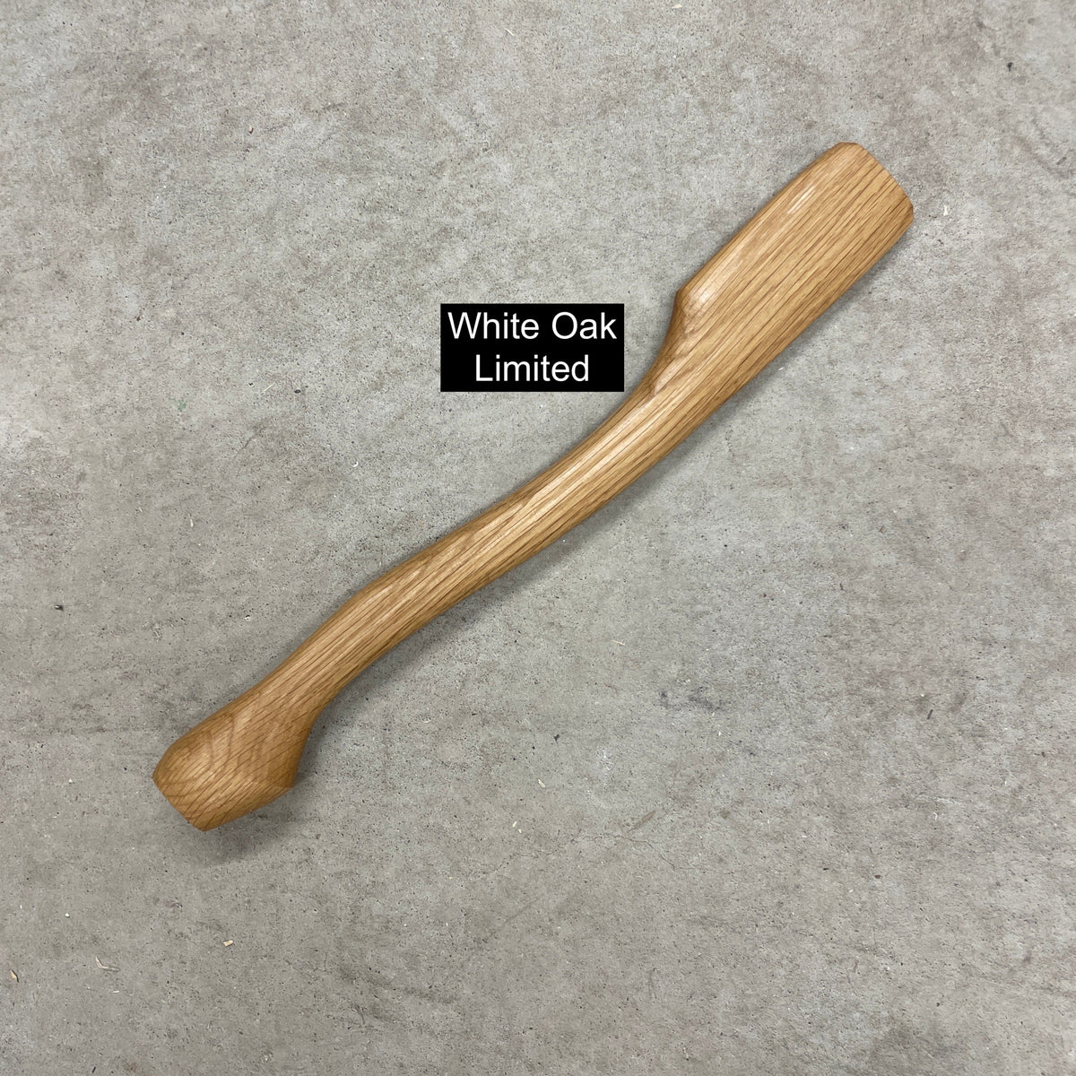Whiskey River Premium Heritage 19C axe handle, light oak with White Oak Limited badge on Tampa Home & Garden Store