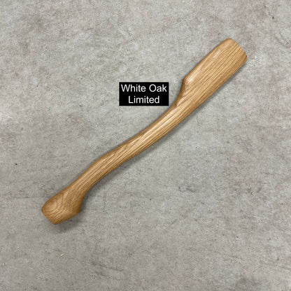 Whiskey River Premium Heritage 19C axe handle, light oak with White Oak Limited badge on Tampa Home & Garden Store