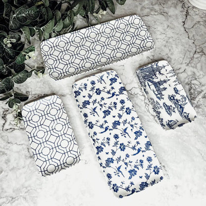 Chinoiserie Serving Set in Blue and White 4 Piece