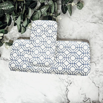 Chinoiserie Serving Set in Blue and White 4 Piece