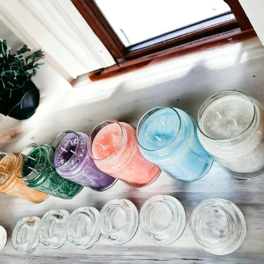 XL Candles 24oz Two Wick In Glass Jars Cozy Space