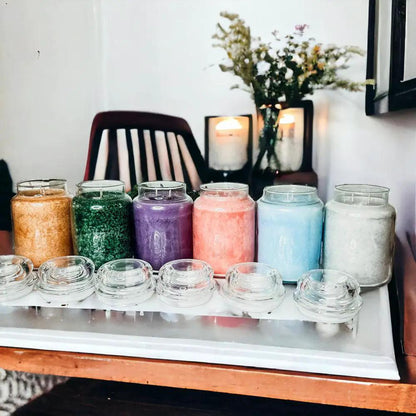 XL Candles 24oz Two Wick In Glass Jars Cozy Space