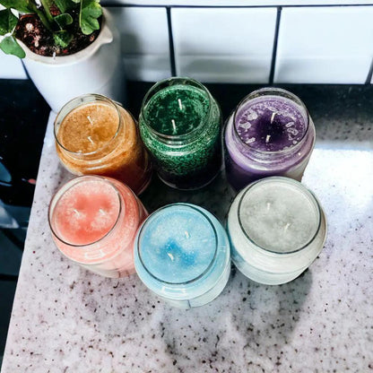 XL Candles 24oz Two Wick In Glass Jars Cozy Space