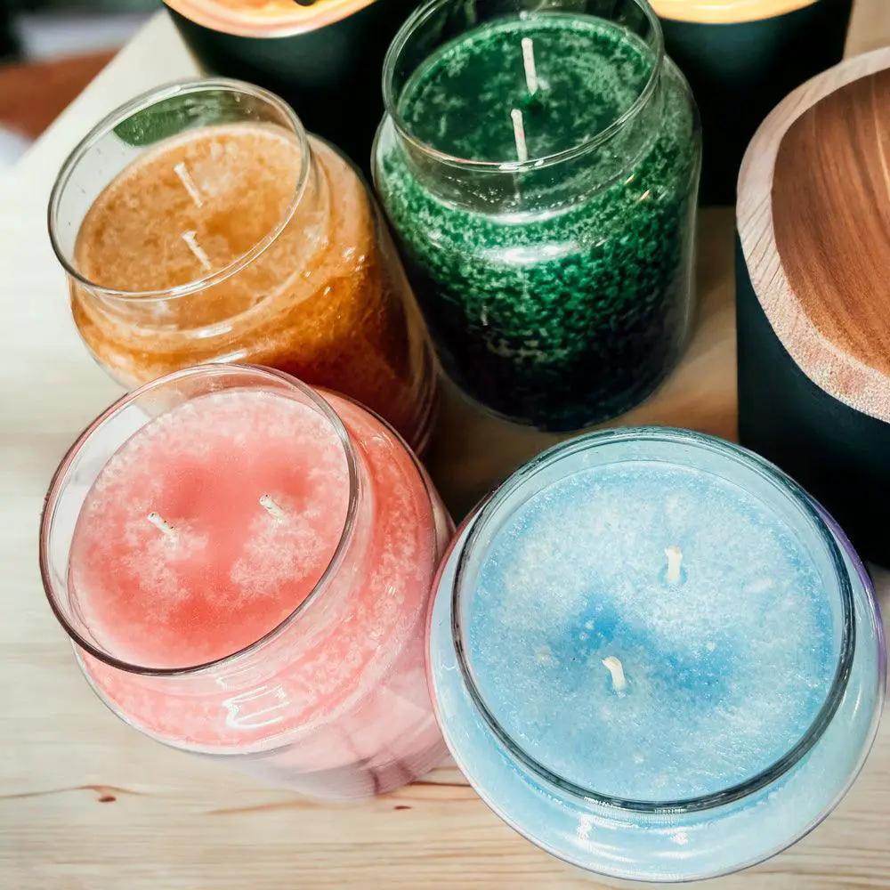 XL Candles 24oz Two Wick In Glass Jars Cozy Space