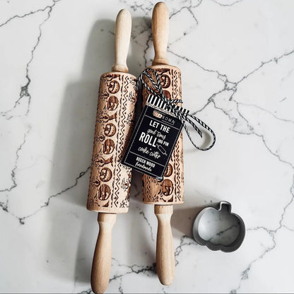 Halloween Pumpkin Party Embossed Rolling Pin