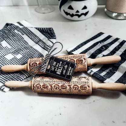 Halloween Pumpkin Party Embossed Rolling Pin