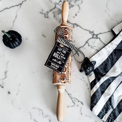Halloween Pumpkin Party Embossed Rolling Pin