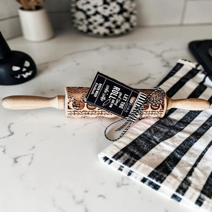 Halloween Pumpkin Party Embossed Rolling Pin